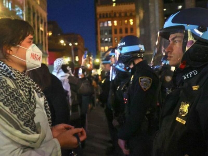 Detienen a más de 130 personas en manifestación propalestina en Nueva York