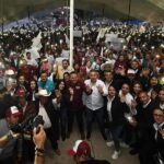 Largas filas en el extranjero marcan la jornada electoral mexicana