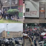 Usuario del Metrobús termina con vidrios en el rostro durante riña