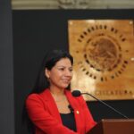 Recibe Cámara de Diputados iniciativa de la Presidencia de la República para crear la Ley General de Aguas, informa Kenia López Rabadán